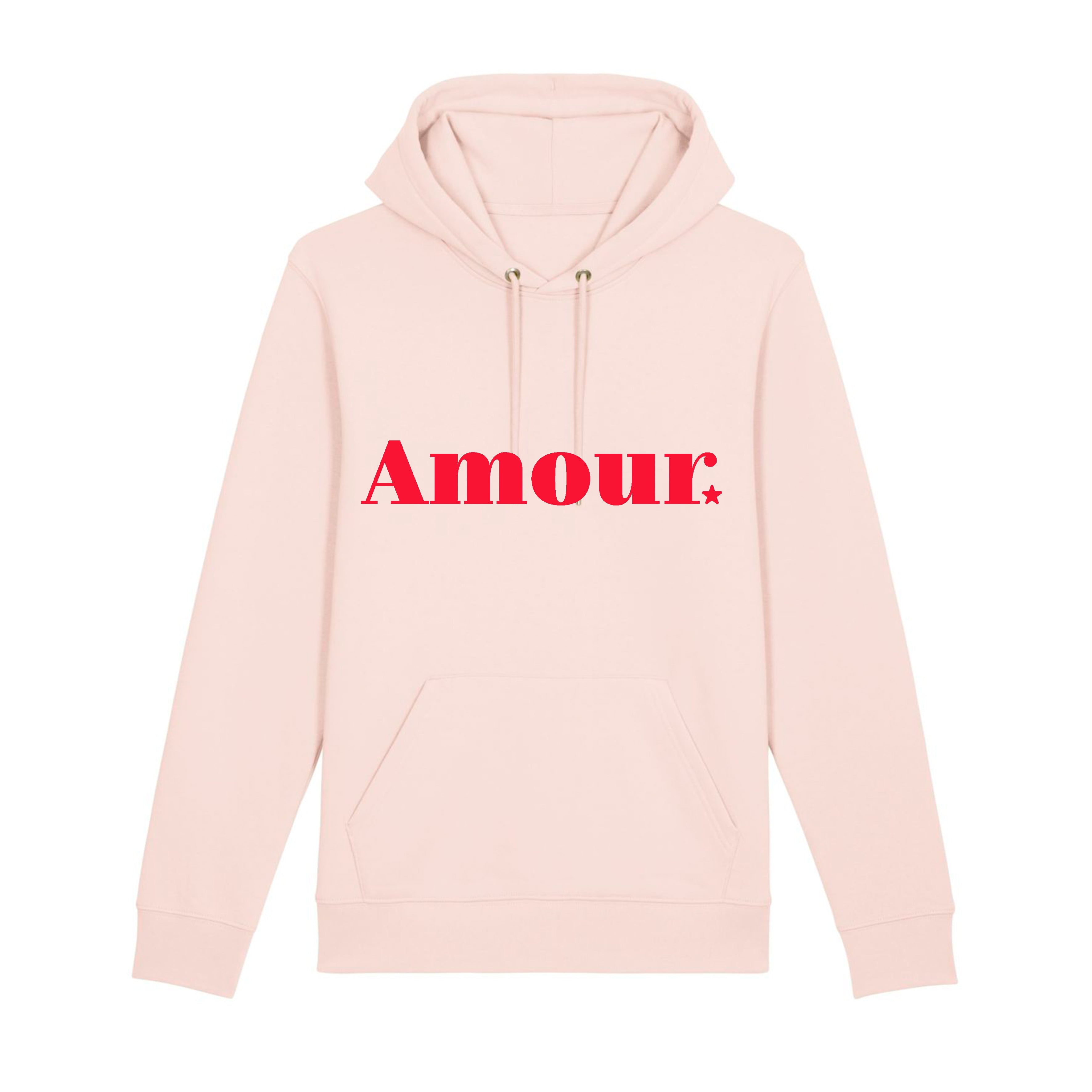 Amour Hoodie Pastel Pink