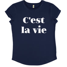 Load image into Gallery viewer, C&#39;est La Vie Tee - French Navy