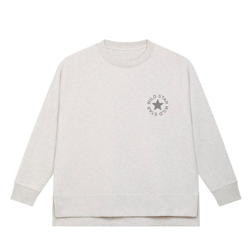 Workout Sweatshirt - Ecru/Grey